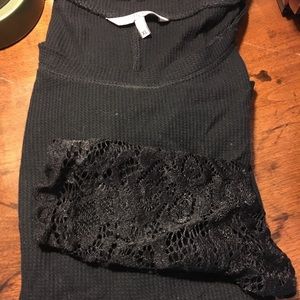 Black Laced Longsleeve